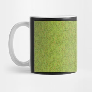 Lime Green Textural Dot Mug